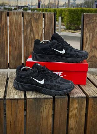 🧷 кросівки nike p-6000, чорні