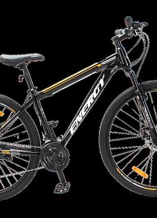 Велосипед crossbike energy 29" 17" чорний-помаранчевий