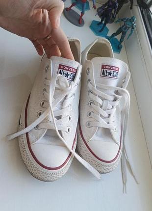 Кеды converse all star, белого цвета, 38 размер, новые оригинальные.