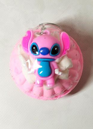 Детская бомбочка для ванночки disney stitch с брилком140г. (800509)