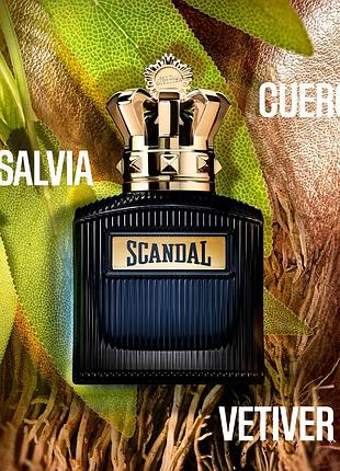 👑оригинал новинка 2025 года jean paul gaultier scandal pour homme intense парфюмированная вода для мужчин, мужской аромат пробник