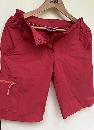 Шорти жіночі бренду sherpa outdoor малинового кольору розмір s матеріал softech