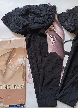 Жіночі панчохи marks&spencer моделі look on legs natural tan 15 denier р. - medium
