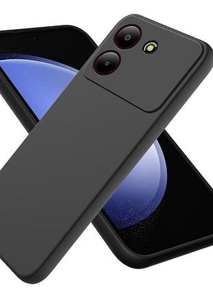 Чохол fiji style для zte blade a34 силікон бампер із захистом блоку камер чорний