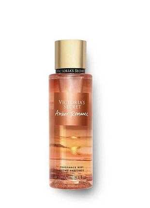 Парфюмированный спрей для тела victoria's secret amber romance, 250 мл