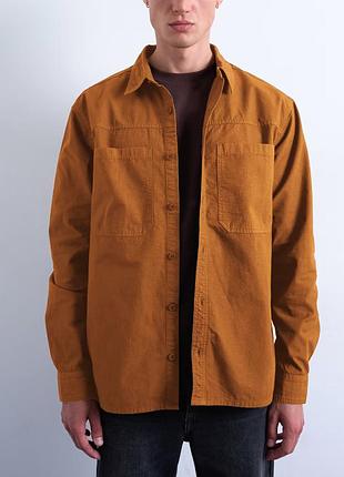 Хлопковая рубашка topman, размер m