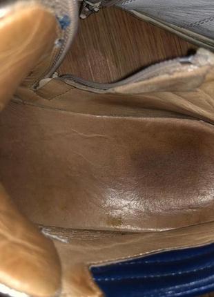 Женские кожаные кроссовки на липучке перфорация размер 396 фото