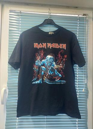 Футболка бавовняна мерч iron maiden (george  england) l