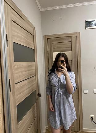 Сукня-сорочка в смужку h&m (б/у)