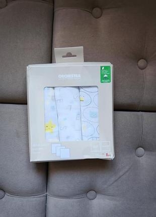 Новый комплект пеленок 70×70 cm