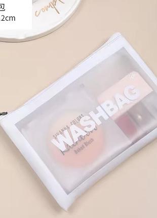 Силіконова косметичка washbag маленька зручна косметичка