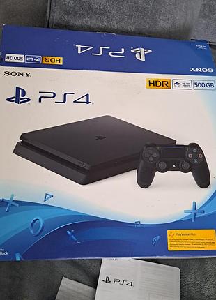 Консоль sony playstation 4 slim 500gb black
