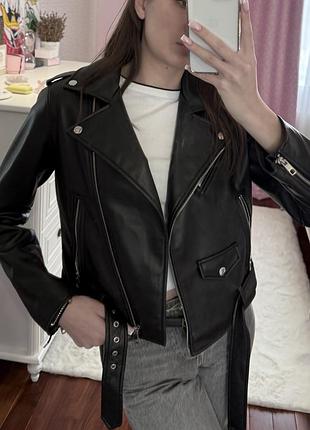 Кожанка zara