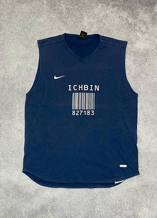 Вінтажна спортивна майка nike ich bin