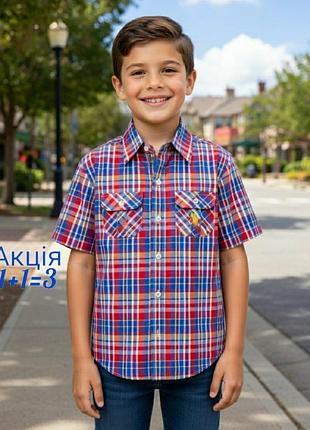 Рубашка u.s. polo assn тенниска в клетку