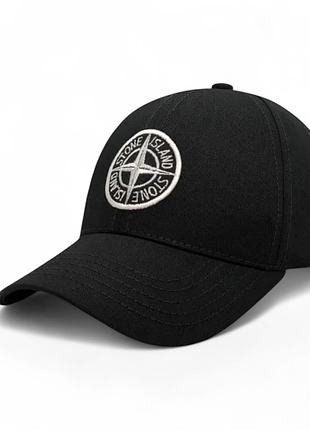 Кепка бейсболка stone island черная