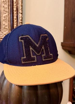Кепка mishka nyc snapback michigan "destroy" оригінал 20% wool