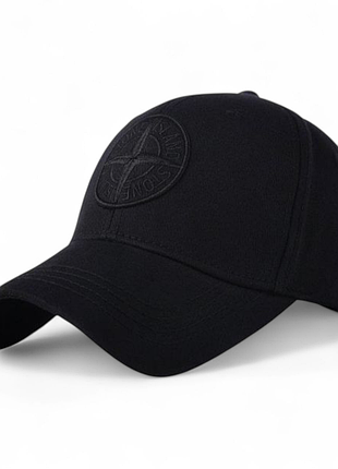 Бейсболка stone island черная