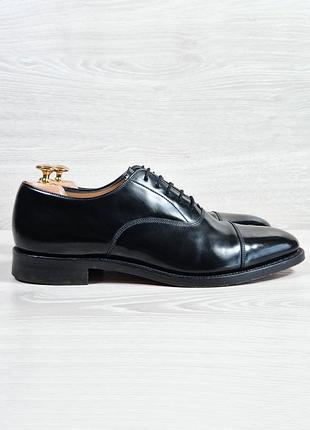 Кожаные мужские классические туфли оксфорды loake оригинал, размер 44.5 (uk 10)