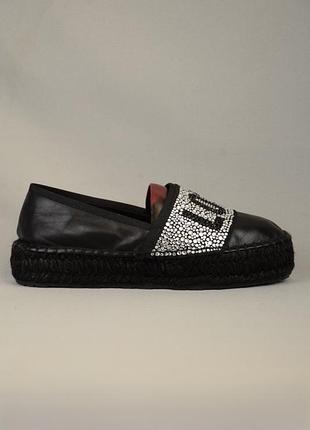 Love moschino diamante platform эспадрильи мокасины женские кожа стразы платформа Испания 36 р/23 см ferragni kenzo lagerfeld kurt geiger manebi