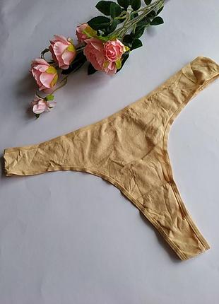 Новые котоновые трусики танга primark, eur l