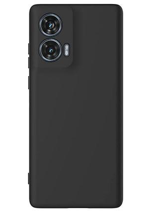 Чехол fiji style для motorola edge 50 fusion силикон бампер с защитой блока камер черный
