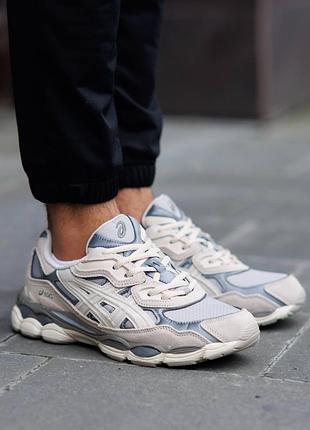 Р. 44 asics gel-nyc gore-tex beige silver  as032