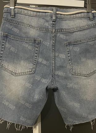 Джинсовые шорты zara 2