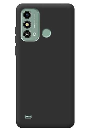 Чохол fiji style для zte blade a53 силікон бампер із захистом блоку камер чорний