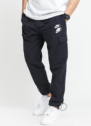 Спортивні карго штани nike m nsw wvn cargo pant wtour dd0886-010 розмір s