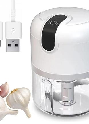 Аккумуляторный мини измельчитель продуктов на 250 мл от usb mag-658