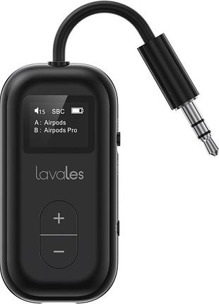 Bluetooth-адаптер lavales safefly с передатчиком и экраном для airpods