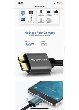 Кабель suceso micro usb 4