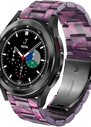 Ремінець dealele сумісний з samsung galaxy watch 20мм, фіолетовий ремінець для смарт годинника