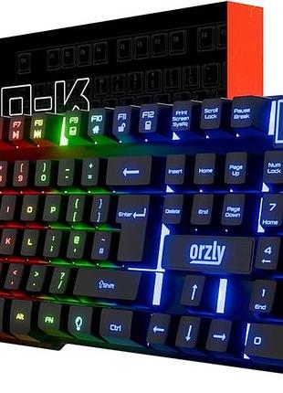 Игровая клавиатура orzly с rgb-подсветкой