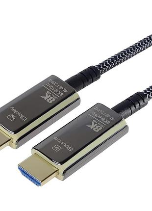 Активный волоконно-оптический кабель premiumcord 8k ultra high speed ​​hdmi 2.1