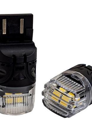 Комплект led ламп w21/5w 7443 t20 для габаритов та дхо, 2 шт.