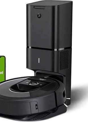 Робот-пилосос irobot roomba i7+ (i7558) з wi-fi та самоочисною базою clean base