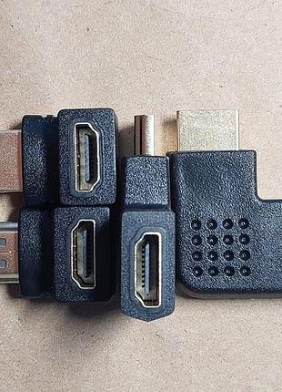 Комплект угловых hdmi-адаптеров j&d, 4 шт