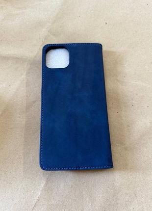 Кожаный чехол leaisan для iphone 14 plus 4