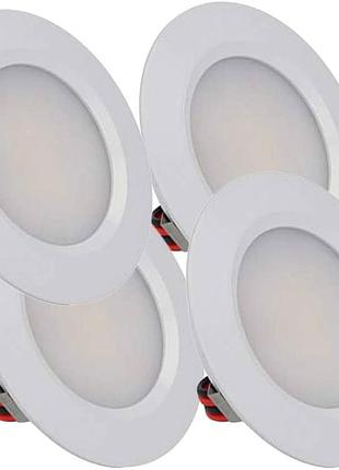 Ledlux комплект из 4 встроенных светильников, 4000к