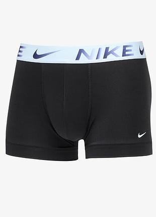 Черные мужские спортивные трусы боксеры nike xl