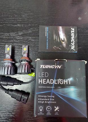 Светодиодные лампы для фар hb3 9005 tuincyn 60w 6000k