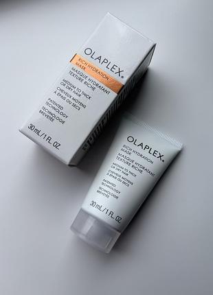 Новинка! глибокозволожуюча маска для середнього та густого olaplex rich moisture hydration and anti-frizz hair mask for dry or medium to thick hair