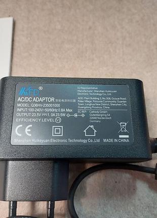 Зарядное устройство kfd power supply 23.5v 1a для пылесосов