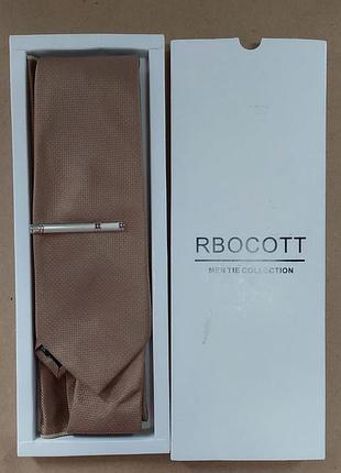 Чоловіча краватка rbocott і нагрудний платок із зажимом для краватки