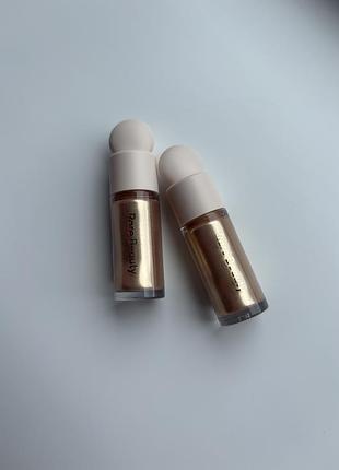 Мініатюра рідкого хайлайтеру rare beauty by selena gomez  mini positive light liquid luminizer