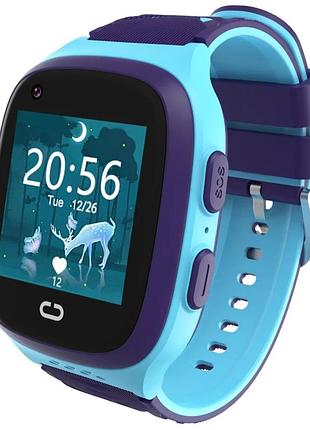 Детские умные часы kids sm lt31 ip65 680 mah с камерой, blue