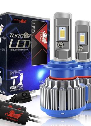 Светодиодная лампа winpower h7 для фар 70 вт 7200 лм 6000 к холодный белый цвет