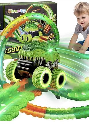 Светящаяся гоночная трасса gleamkid из 154 предметов